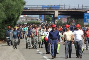 Taranto, sciopero operai dell'Ilva