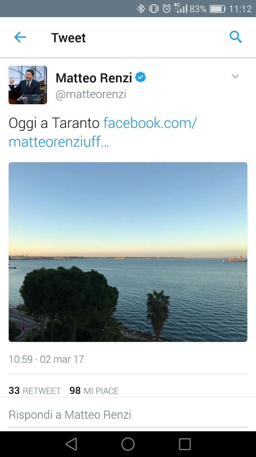 Renzi a Taranto per Ilva