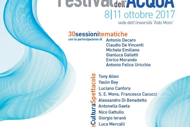 Festival acqua bari