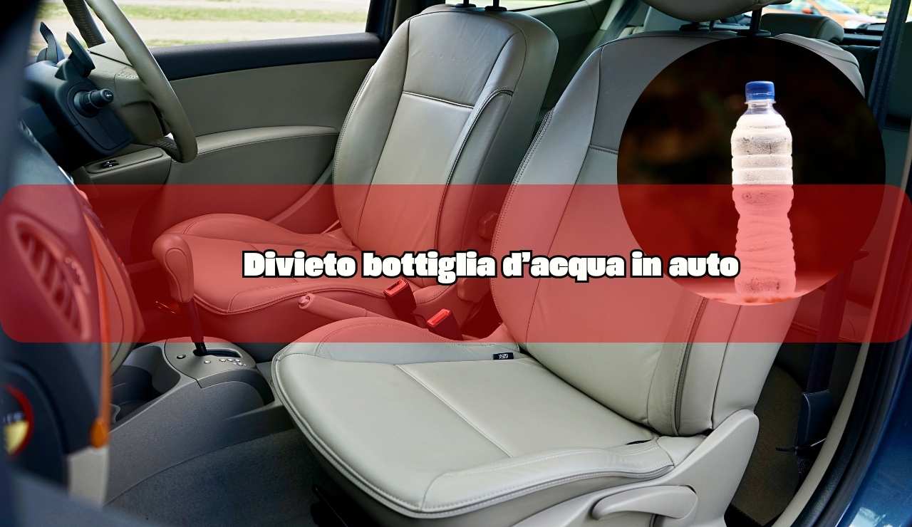 Divieto bottiglia d'acqua in auto - fonte_Canva - inchiostroverde.it