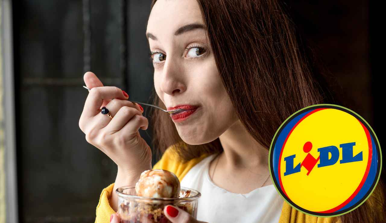 Gelato durante la dieta da comprare alla Lidl - Inchiostroverde.it (Fonte foto Canva e Lidl.it)